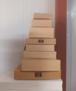 Κουτιά ψητοπωλείο – grill boxes aluminium cladding 10kilo pack size 22x16x5