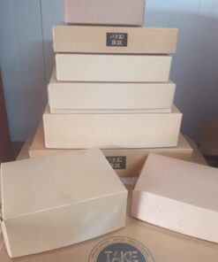 Κουτιά ψητοπωλείο - grill boxes aluminium cladding 10kilo pack size 24x14x10.5