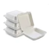 Κουτιά φαγητού από ζαχαροκάλαμο - sugarcane food box 50pcs 23x23x8