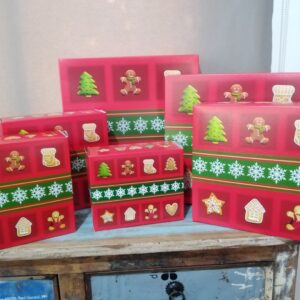 κουτία χριστουγεννιάτικων γλυκών christmas sweets box