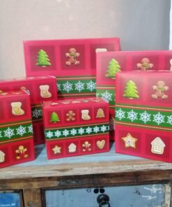 κουτία χριστουγεννιάτικων γλυκών christmas sweets box