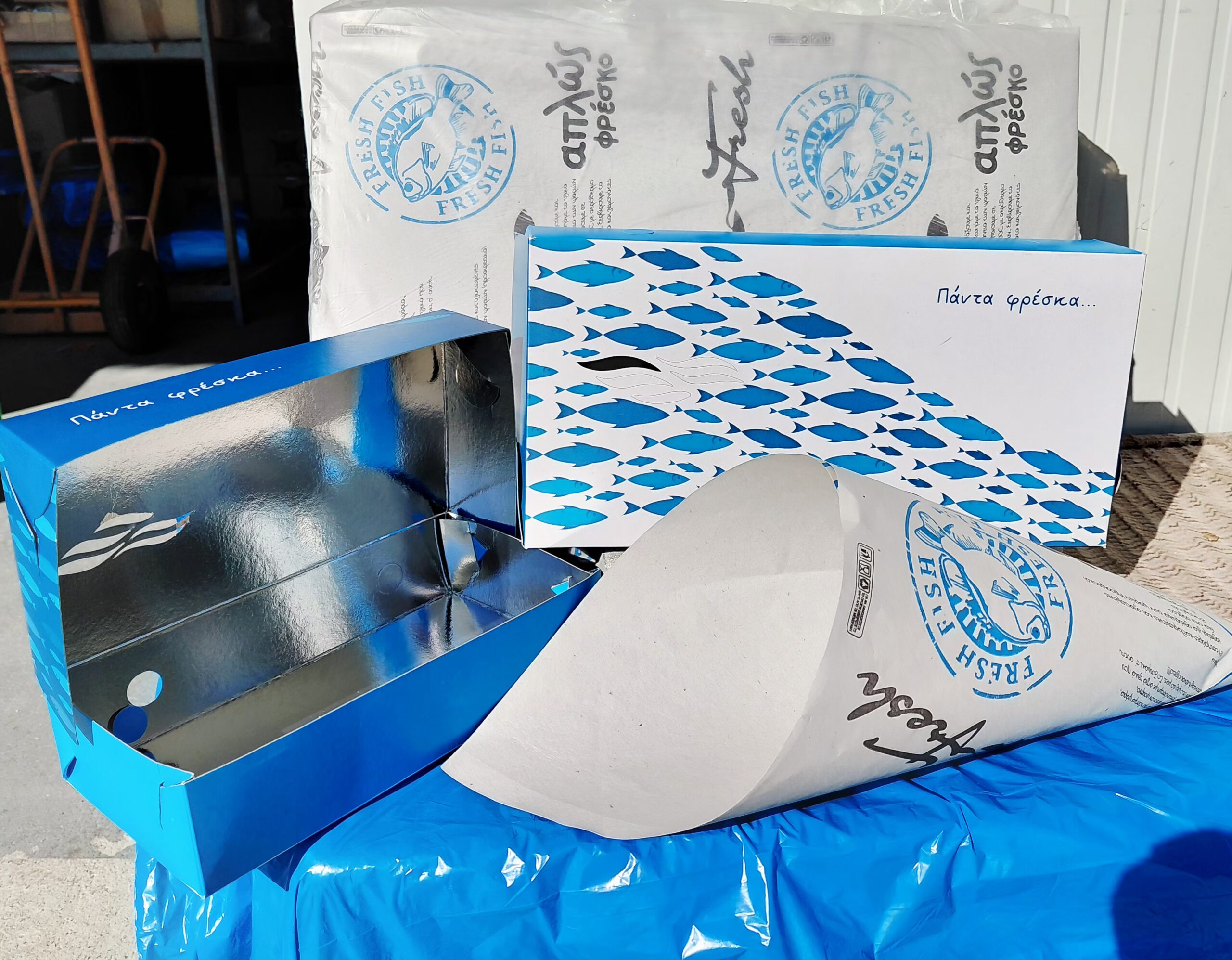 Xarti Peritiligmatos Ixthiopoliou 35x50 & 45x60 | Food Wrapping Paper - Image 2